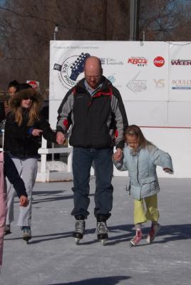 12-30-13 Ice Skating in Louisville, CO