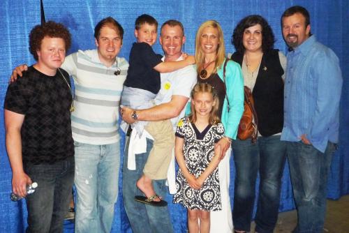 Backstage May 14 with our favorite band, "Casting Crowns"