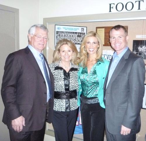 Celebrating Poppy's induction February 8, 2010 into the Texas Sports Hall of Fame