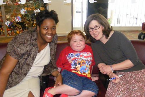 Collin with Yolanda (left) & Dr. Ness (right)