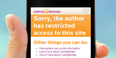 The Privacy You Choose for Your CaringBridge site image