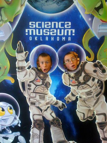 After a medical day, a day of fun at the Oklahoma's Science Museum was a must.  These best museum out there.