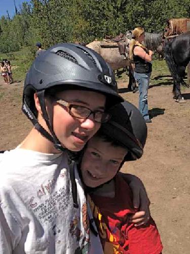 Shining Stars Family Camp--horseback riding