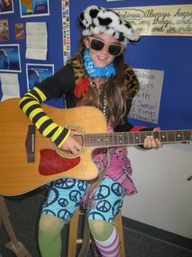 Katie at "Clash Day" at Stoneybrooke Christian School!