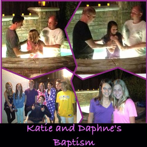 Katie's bible study group ~ coming to celebrate their friends.