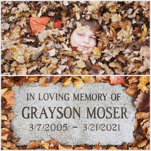 I&#x20;cleared&#x20;some&#x20;leaves&#x20;off&#x20;the&#x20;marker&#x20;by&#x20;Grayson&#x2019;s&#x20;memorial&#x20;bench&#x20;the&#x20;other&#x20;day&#x20;and&#x20;took&#x20;a&#x20;photo&#x20;because&#x20;I&#x20;thought&#x20;the&#x20;frame&#x20;of&#x20;leaves&#x20;looked&#x20;nice,&#x20;but&#x20;then&#x20;it&#x20;reminded&#x20;me&#x20;of&#x20;a&#x20;certain&#x20;photo&#x20;of&#x20;Grayson&#x2019;s&#x20;face&#x20;peaking&#x20;through&#x20;leaves&#x20;when&#x20;he&#x20;was&#x20;8,&#x20;which&#x20;popped&#x20;up&#x20;in&#x20;my&#x20;FB&#x20;memories&#x20;today.&#x20;I&#x20;miss&#x20;my&#x20;sweet&#x20;boy&#x20;so&#x20;much.&#x20;&#xD83DDC94;&#xD83CDF42;&#xD83CDF41;
