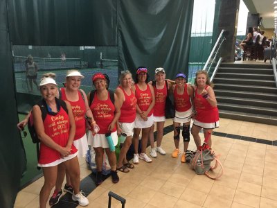 Cindy&#x27;s&#x20;Laramie&#x20;tennis&#x20;friends&#x20;still&#x20;compete&#x20;as&#x20;&quot;Cindy&#x27;s&#x20;Red&#x20;Hots&quot;.&#x20;&#x20;Their&#x20;September&#x20;competition&#x20;shirts&#x20;&#x28;in&#x20;Cindy&#x27;s&#x20;courage&#x20;color&#x20;of&#x20;red&#x29;&#x20;say&#x20;&quot;Cindy&#x20;will&#x20;always&#x20;be&#x20;ACES&#x20;in&#x20;our&#x20;Hearts&quot;.&#x20;&#x20;