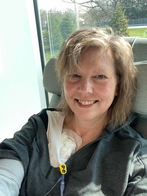 Most&#x20;chemo&#x20;days&#x20;now&#x20;I&#x2019;m&#x20;back&#x20;in&#x20;a&#x20;private&#x20;room&#x20;&amp;&#x20;often&#x20;a&#x20;sunny&#x20;window&#x20;room.&#x20;The&#x20;new&#x20;addition&#x20;is&#x20;nearing&#x20;completion&#x20;&amp;&#x20;the&#x20;infusion&#x20;center&#x20;is&#x20;opening&#x20;up&#x20;to&#x20;new&#x20;full&#x20;capacity&#x21;