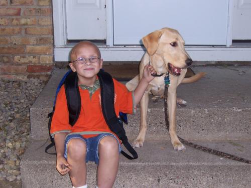 First day of school, Sept 2007; 2nd grade