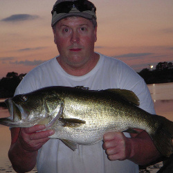 Michael in Florida with an 8 pound bass