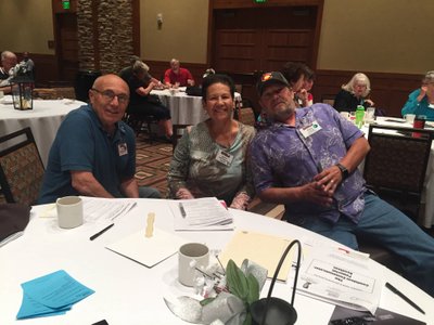 John, Anita & Mike at the CSPERA conference, June 2018