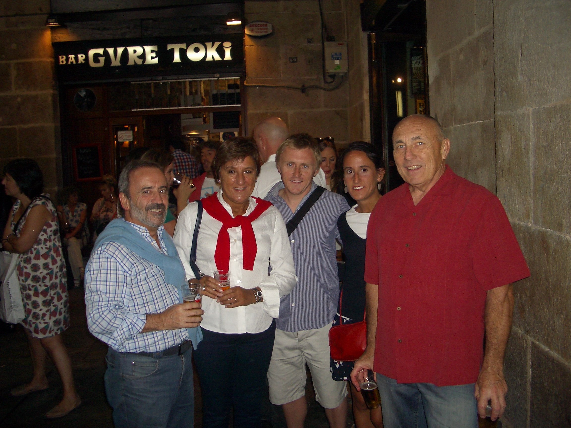 Bilbao, Spain--Jesus & Miryam (Ian's in-laws), Ian, Irantzu, John--September 2012