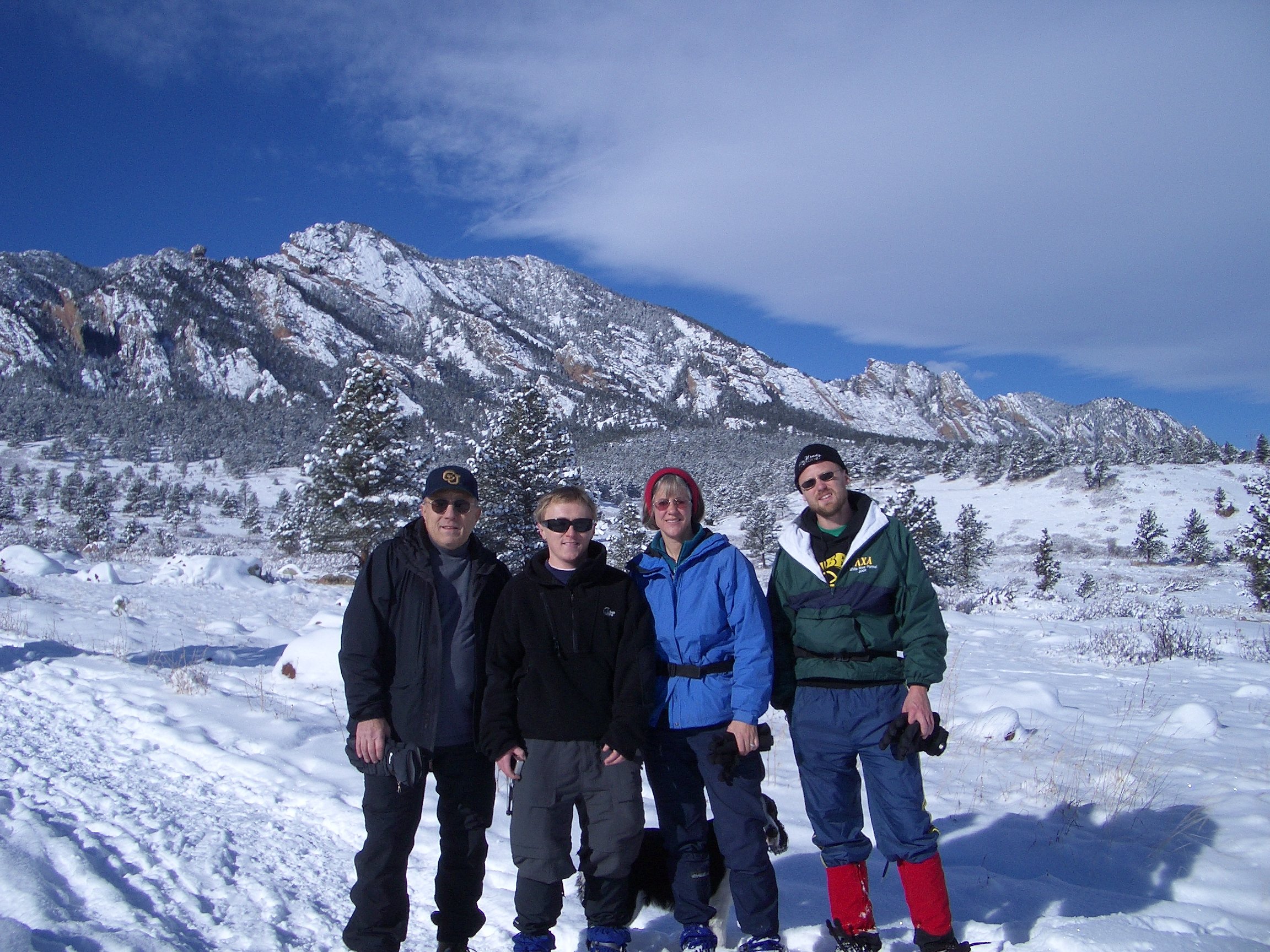 Snowshoeing near Boulder with Ian & Neil, December 2007