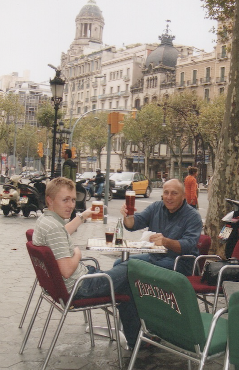 Visiting Ian in Barcelona--October 2005