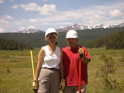 Colorado Trail crew between Camp Hale & Tennessee Pass, July 2005