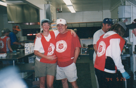 Working with the Salvation Army during the Hayman Fire, June 2002