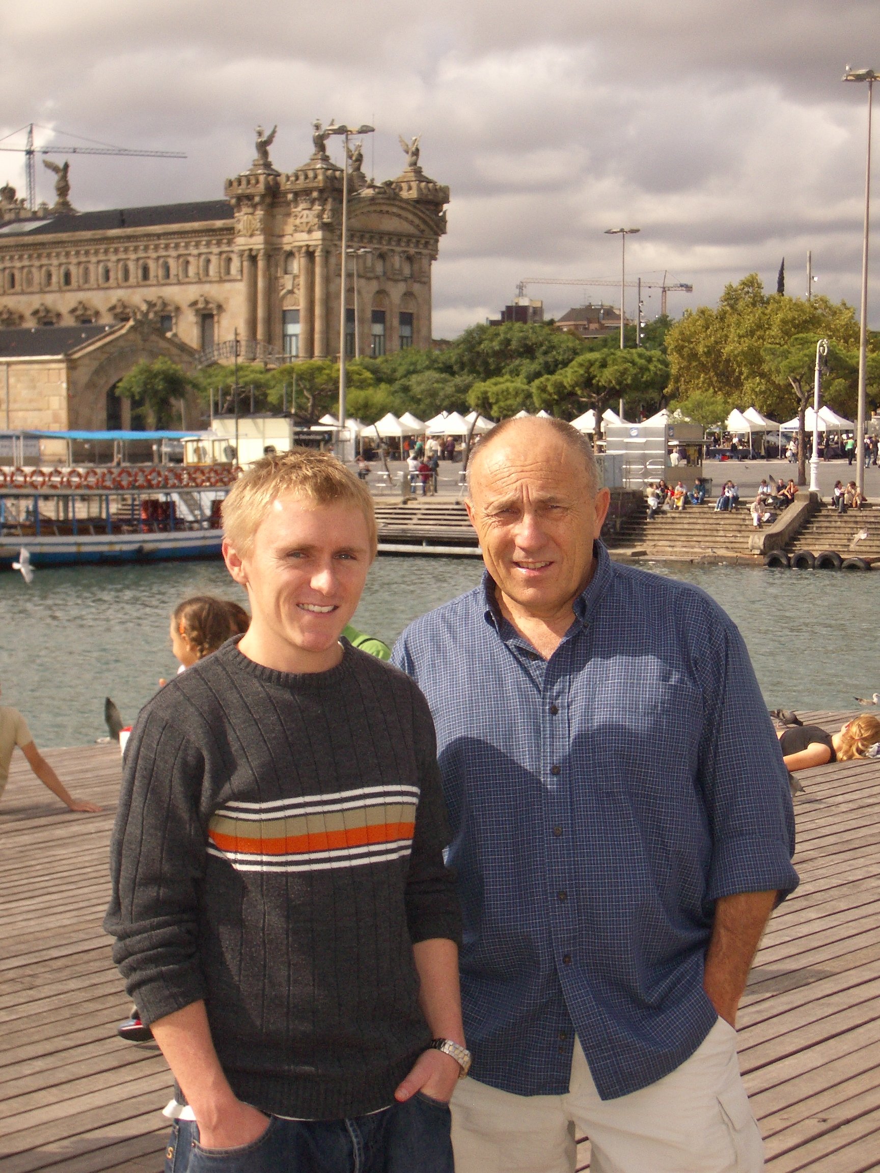 Visiting Ian in Barcelona, October 2005