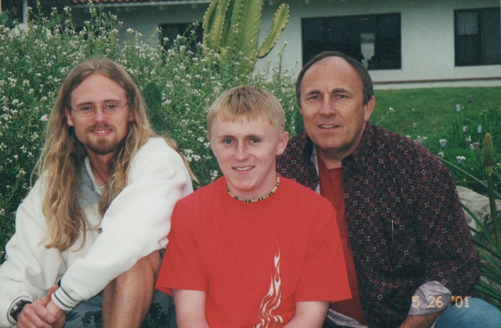 Neil, Ian, John--Rosarito, Mexico--May 2001