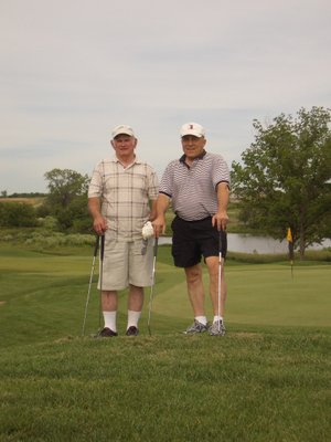 Deak (Juanita's husband)  & John, Kansas 2004