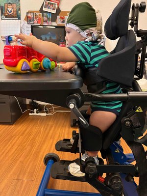 Here&#x2019;s&#x20;the&#x20;&#x201C;sit&#x20;to&#x20;stand&#x201D;&#x20;contraption&#x20;we&#x2019;ll&#x20;be&#x20;getting&#x20;next&#x20;year.&#x20;Not&#x20;sure&#x20;if&#x20;another&#x20;way&#x20;to&#x20;describe&#x20;it&#x20;than&#x20;that&#x21;&#x20;He&#x20;got&#x20;used&#x20;to&#x20;it&#x20;and&#x20;stood&#x20;in&#x20;it&#x20;for&#x20;20&#x20;mins.&#x20;