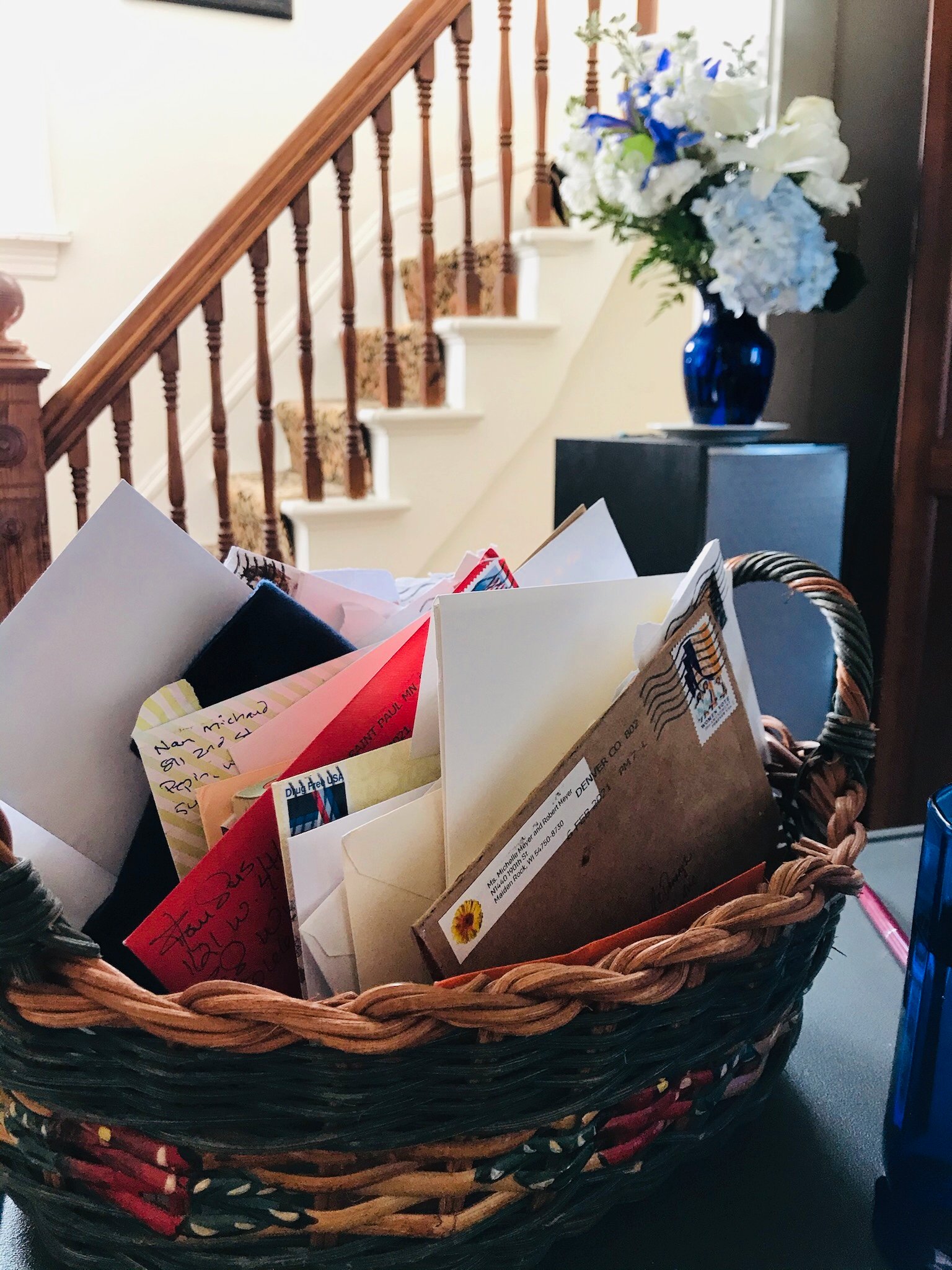  Basket of love letters