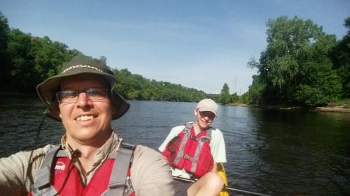 The gift of kayaking on the Mississippi with my son