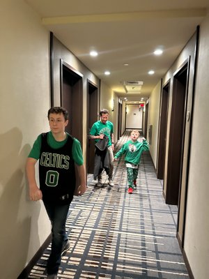 Judah&#x20;and&#x20;our&#x20;dear&#x20;friend&#x20;PJ&#x20;&#x28;and&#x20;his&#x20;son,&#x20;Gave&#x29;&#x20;--&#x20;PJ&#x20;got&#x20;Judah&#x20;Celtics&#x20;tickets&#x20;for&#x20;a&#x20;game&#x20;in&#x20;Milwaukee&#x20;so&#x20;here&#x20;they&#x20;are&#x20;heading&#x20;to&#x20;the&#x20;stadium&#x21;&#x21;&#x20;Isaac&#x20;was&#x20;there&#x20;too&#x20;&#x3B;-&#x29;