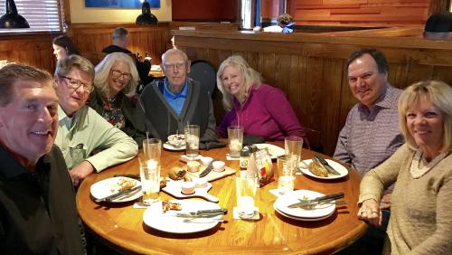 Nyquist family celebrate Dads 89 th bday and great family time together