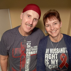 Our Myeloma T-shirts. We are in this together!