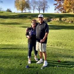 Fall golf at the Elk's course in Iowa City
