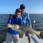 This was taken about three weeks after surgery when we went to Miami after Christmas. Jake was hesitant about going at all, but it was the best thing for his recover! By the end of the week, he landed this awesome snook in Biscayne Bay with Uncle Brian!