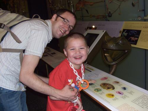 Elijah and Daddy at the Museum of Natural History in NYC! 06/09