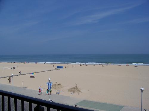 view from our 3rd floor balcony in Ocean City on 05/25/2011