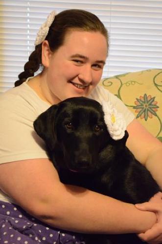 Best buds...Me with my baby girl, Lickerish Lucy.  Such a sweetie! <3 I love her docileness! :)