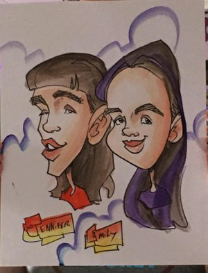 Caricature from Das Awgst Fest
