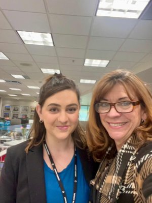 Week one working with my girl at the amazing Orange County Rescue Mission! She’s a wealth of knowledge and helped me navigate many computer tasks!! 🫣