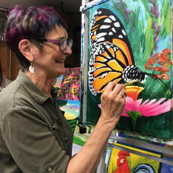 A butterfly is a symbol of transformation.  I am looking forward to more energy and a stronger heart for years of creating more art and enjoying life! ❤️👍🦋