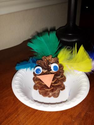 Stevie made this turkey at the CBCC during Lance's treatment...