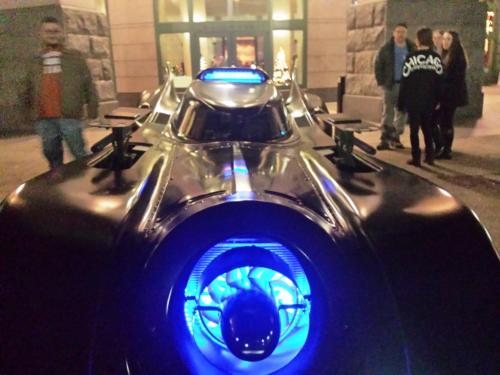 Lance took this picture of the batmobile...
