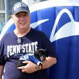 Dad celebrating Penn State victory, hopefully, with Heinz. 