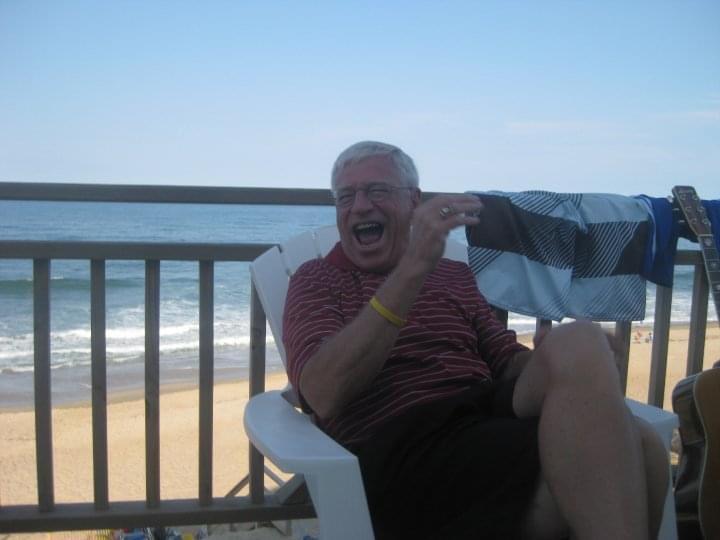 Dad had an amazing laugh and an easy smile. Already missing it.