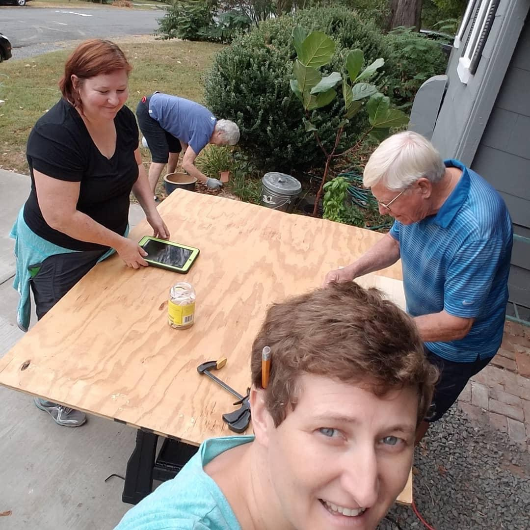 A family that projects together...