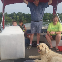 On vacay in Spicer, MN in 2018.  