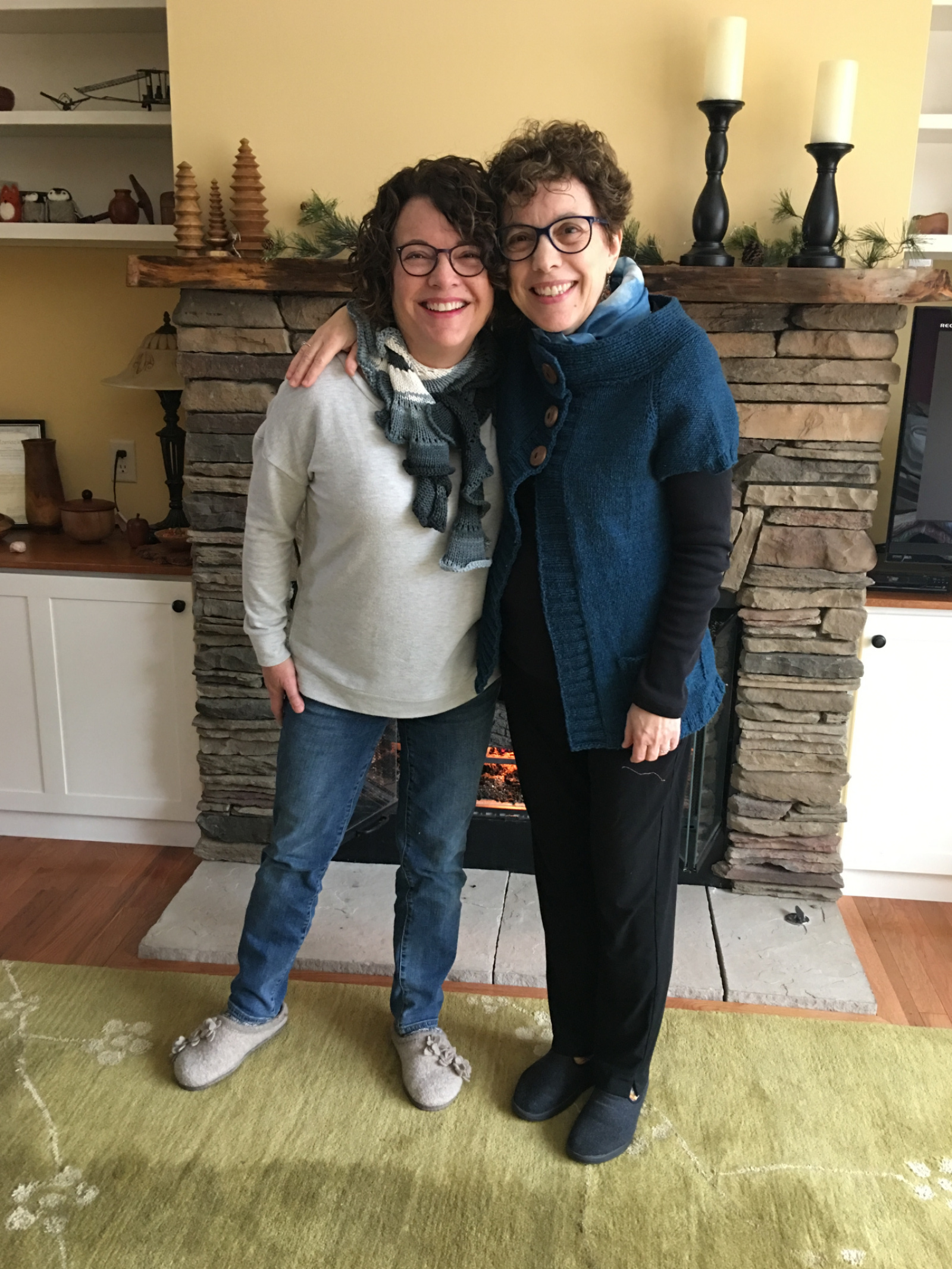 Sisters! The day before my first chemotherapy treatment on Feb 5, 2019.