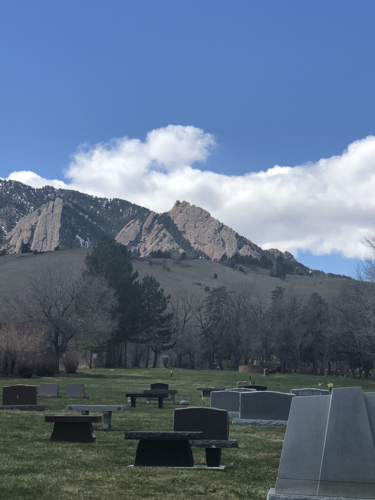 Such a beautiful spot. I hope some of you will, someday , be able to visit her here and enjoy our flatirons which are iconic boulder sights.
