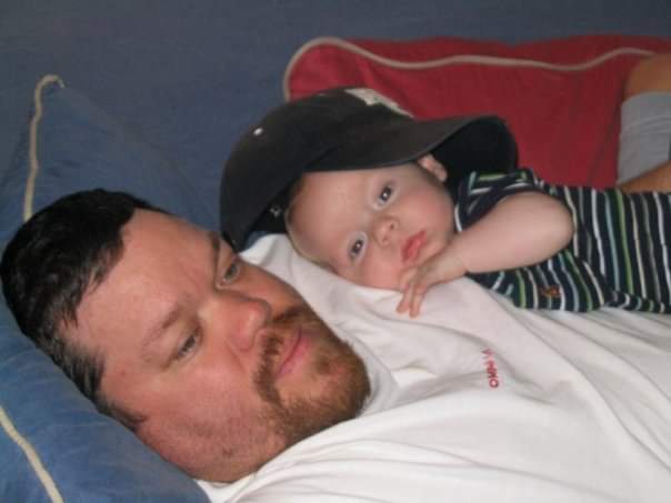 John & baby Nick about 16 years ago!