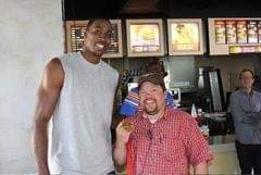 John and Dwight Howard from a commercial in about 2006.