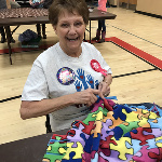 Patty spent her 70th birthday on Dec 1 making blankets for Project Warm-Up of Northern Colorado! 