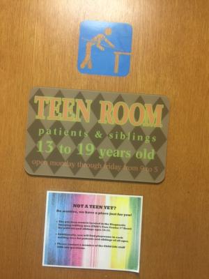 Teen room - no parents allowed!