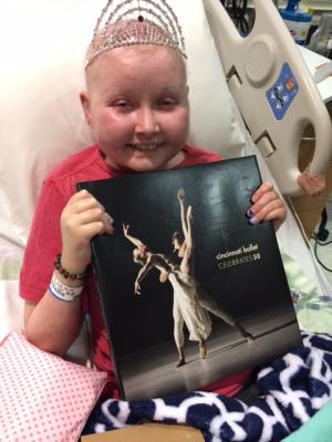 Maya received a box full of amazing gifts from Sotto restaurant and the Cincinnati Ballet!